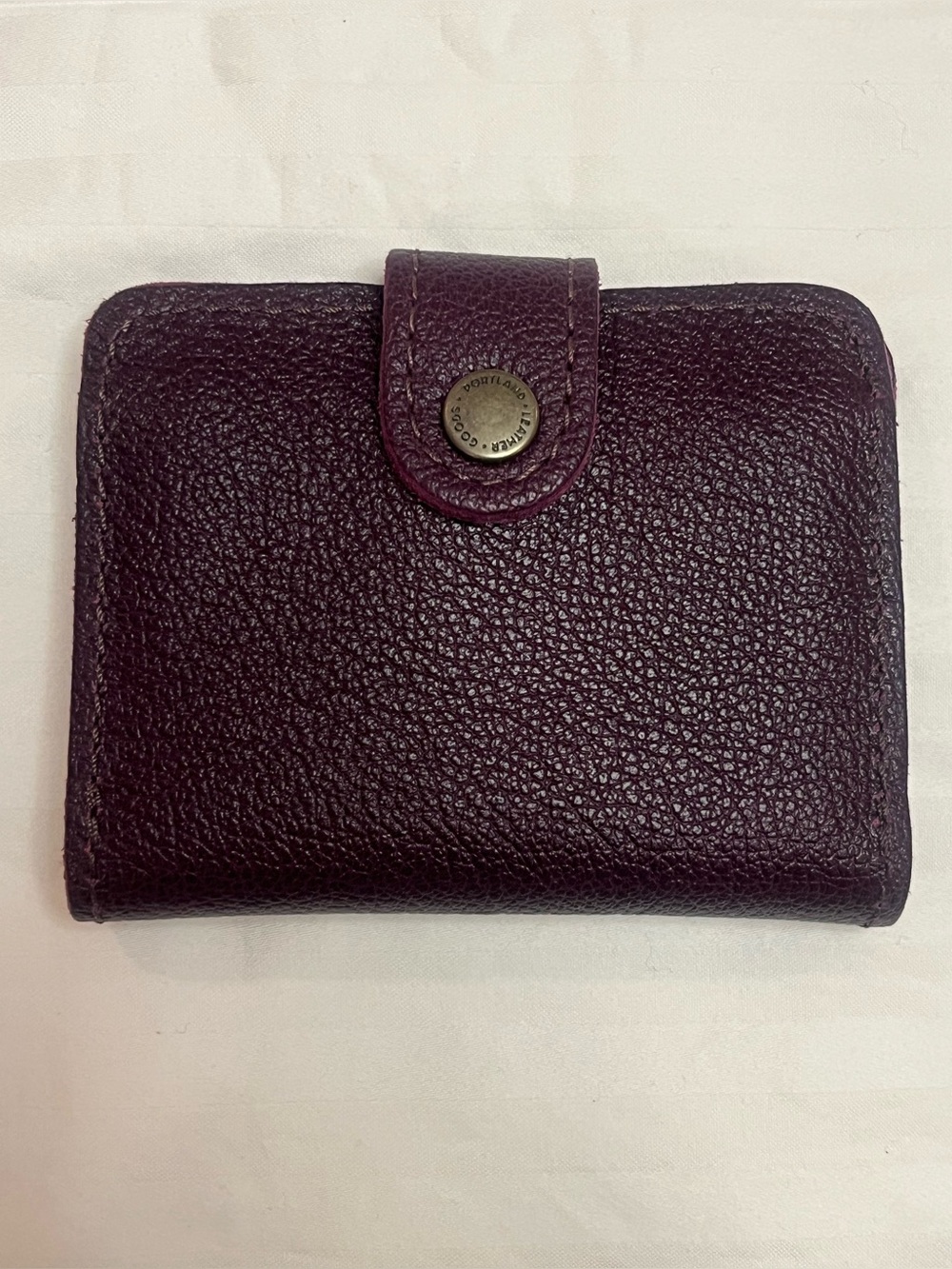 Portland leather mini bifold wallet